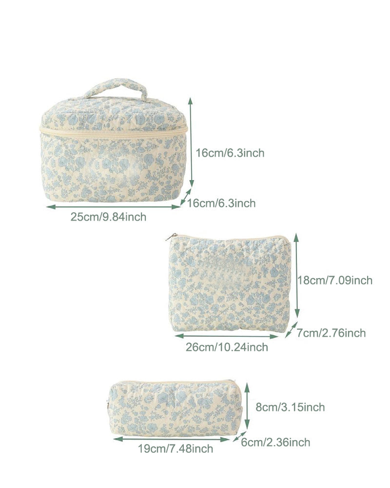 Tredelt cosmetische veskesett