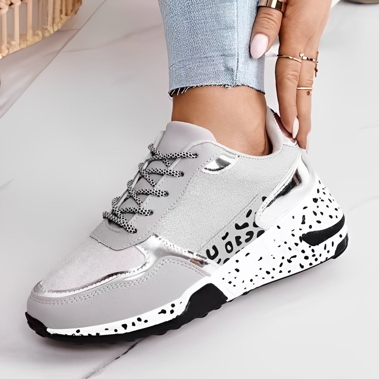 Dames orthopedische sneakers - stijlvolle trainers met een focus op zachtheid