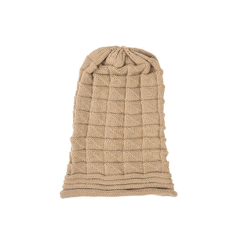 Gebreide slouch beanie - trendy winterhoed voor dames