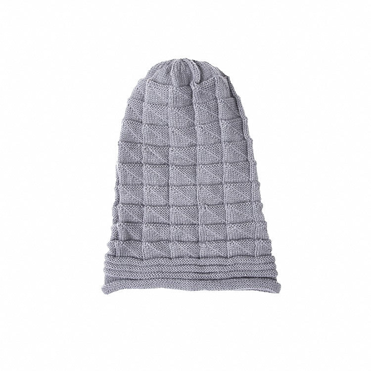 Gebreide slouch beanie - trendy winterhoed voor dames