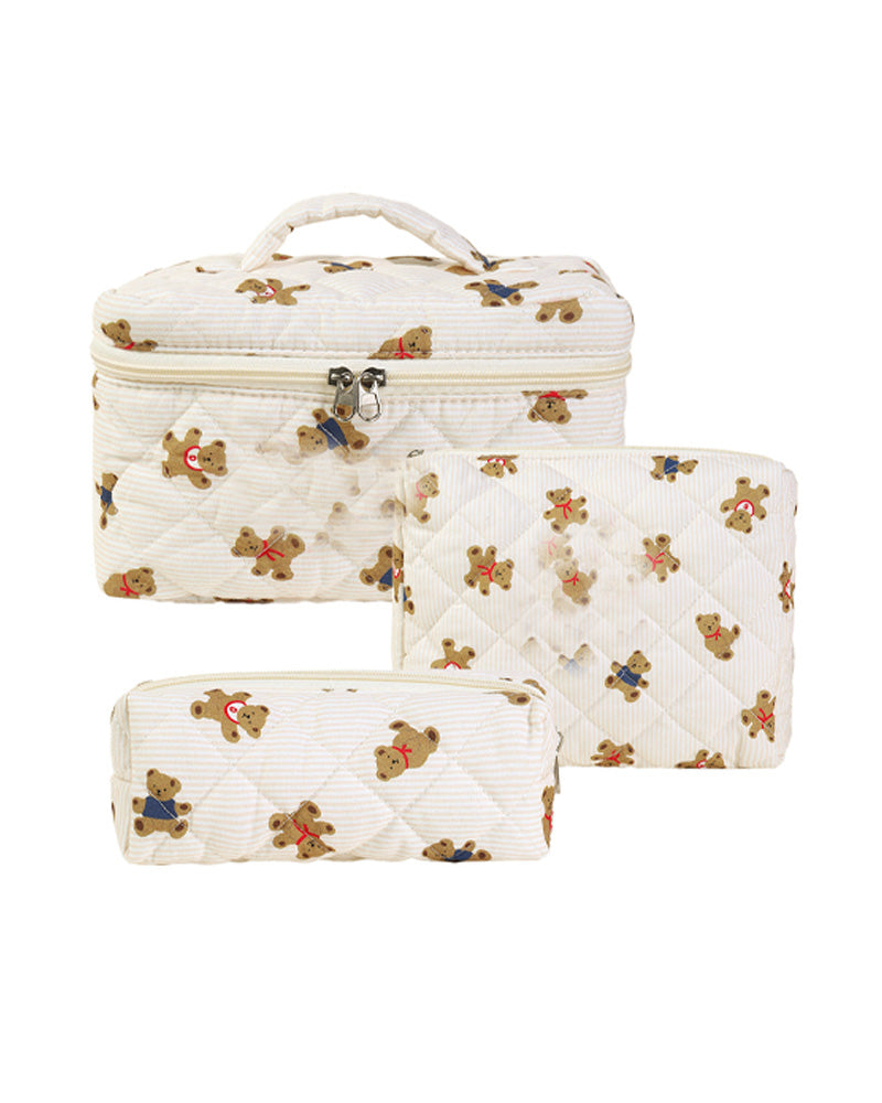 Tredelt cosmetische veskesett