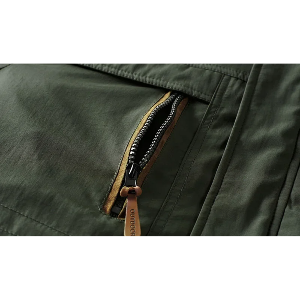 Parka jack - robuuste fleece-gevoerde buitenjas voor mannen