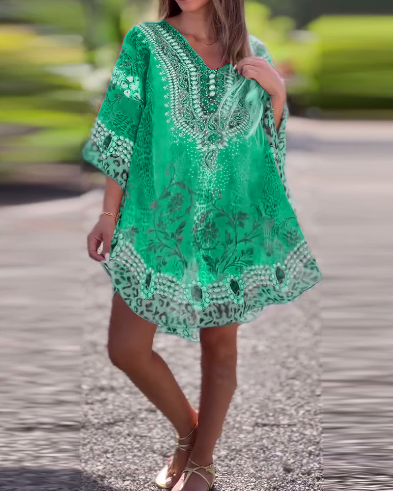 Blouse Etnisch Patroon