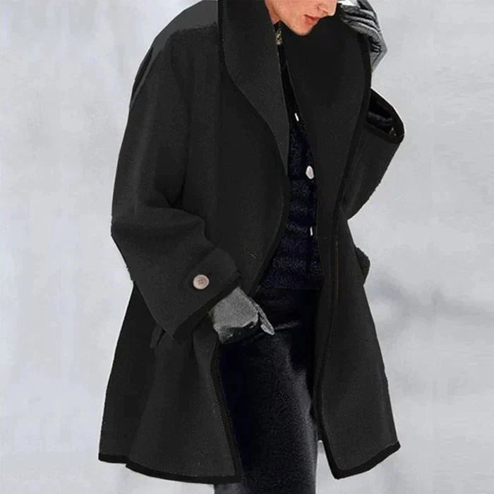 Wollen jas - stijlvolle oversized damesouterwear