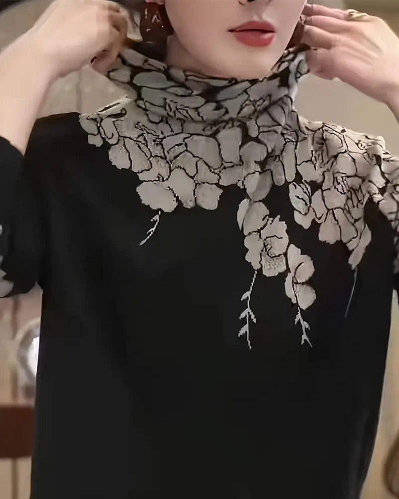 Trui Mode Coltrui Bloemenjacquard