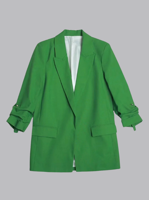 Trendy groene blazer