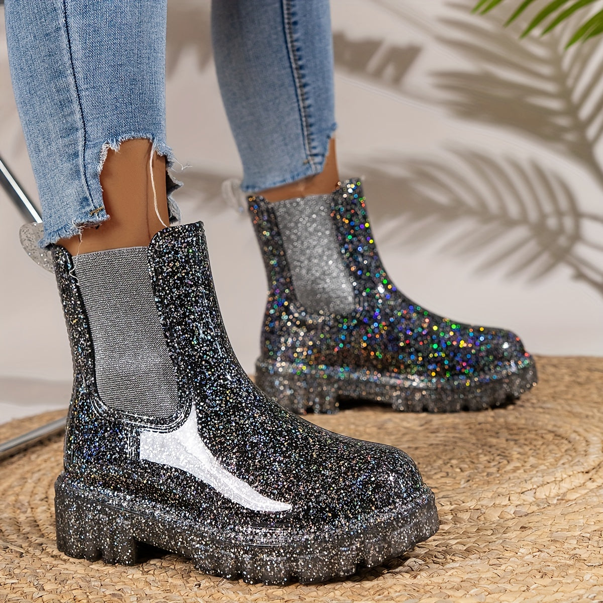 Stijlvolle dames enkellaarzen - trendy chelsea boots
