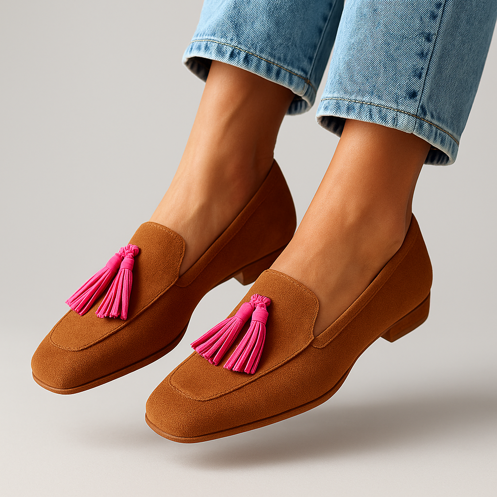 Rosa | Suède Loafers