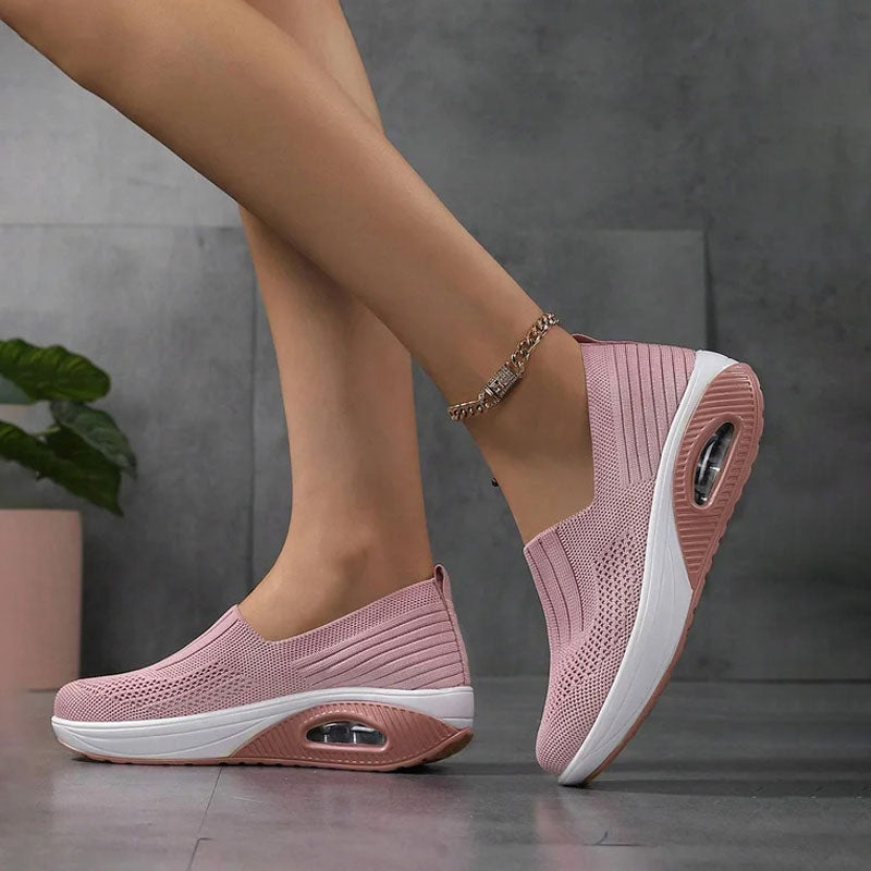 Slip-on sneakers - gezellige dames luchtkussen schoenen