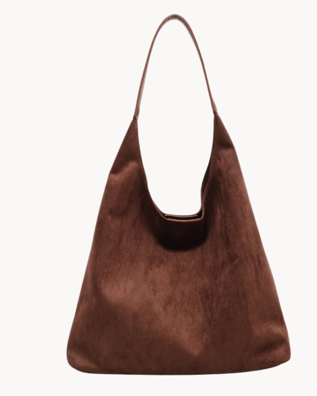 Dames suede hobo tas - stijlvolle dagelijkse tote voor werk en vrije tijd