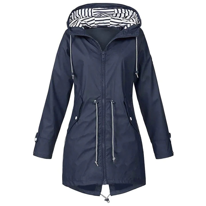 Waterdichte dames regenjas - trendy buitenjack