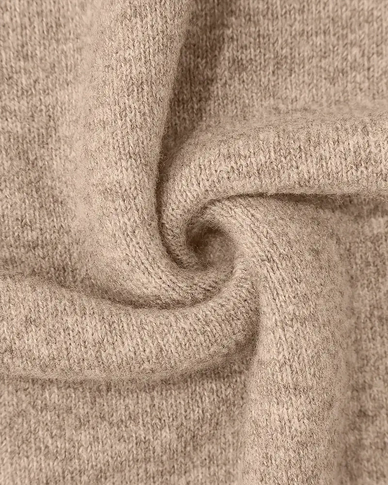 Trui Hoge Hals Gepatroneerd Contrast