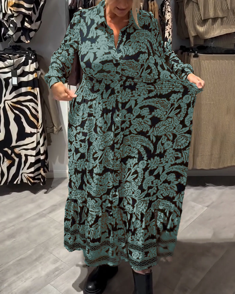 Modejurk Met Kraag En Print