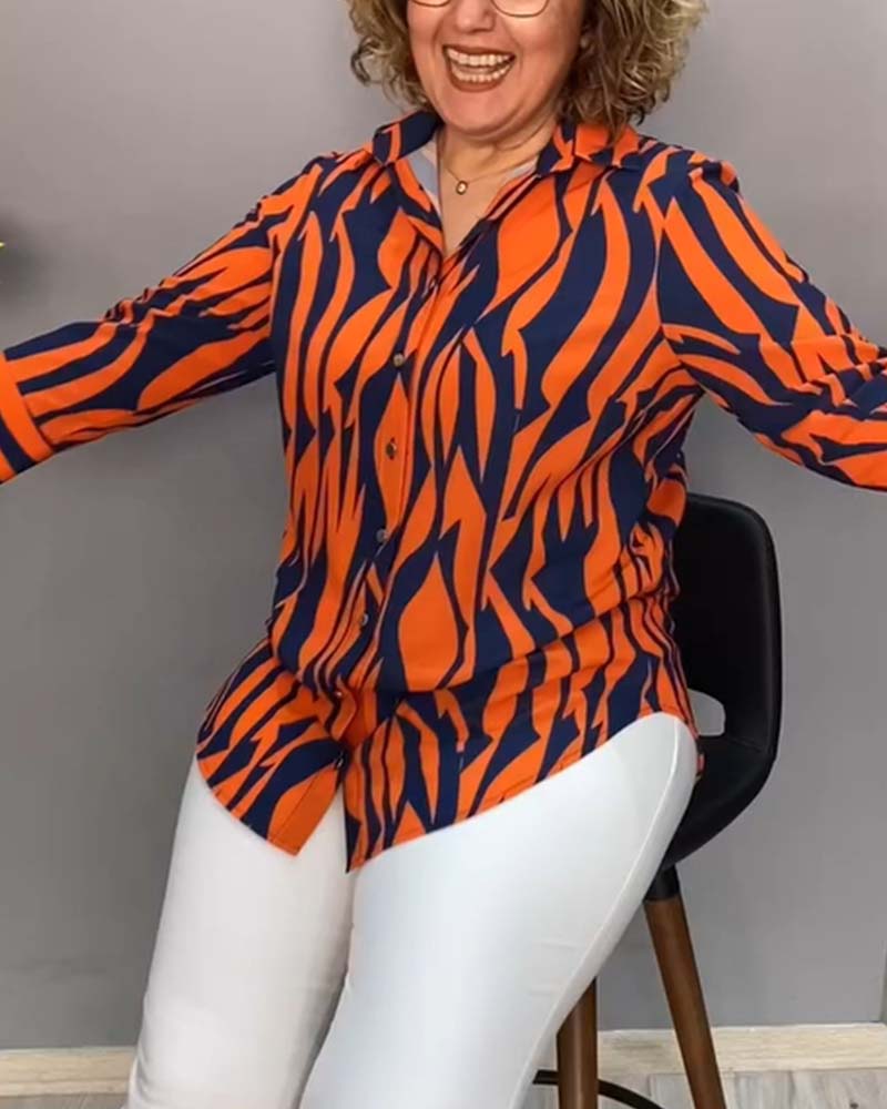 Blouse Gedrukt Casual