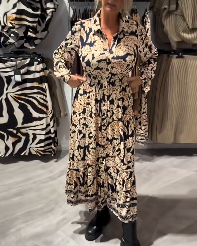 Modejurk Met Kraag En Print