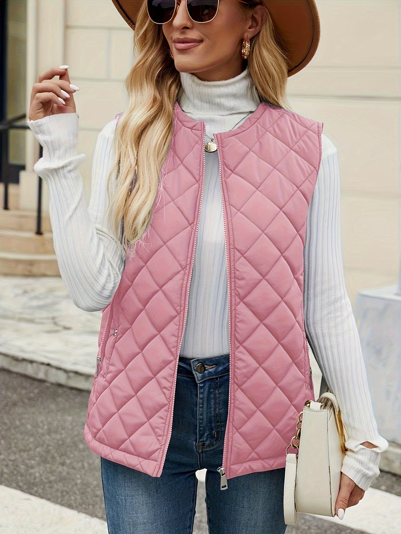 Gequilte gilet - stijlvolle mouwloze damesvest