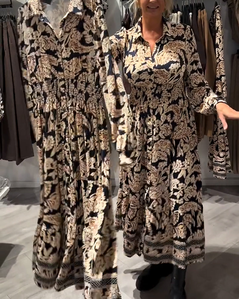 Modejurk Met Kraag En Print