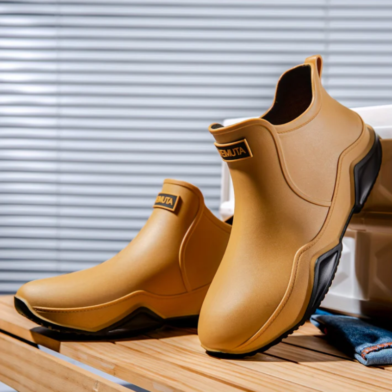 Rubberen enkellaarzen dames – lichtgewicht en waterdicht