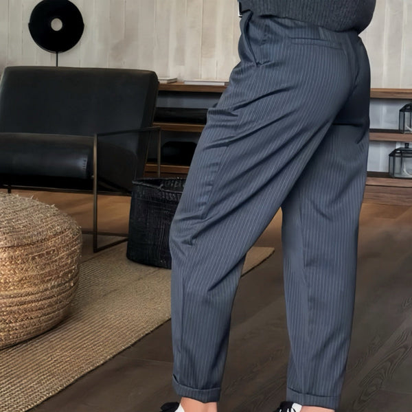 Dames pinstripe broek - op maat gemaakte elegante kantooroutfit