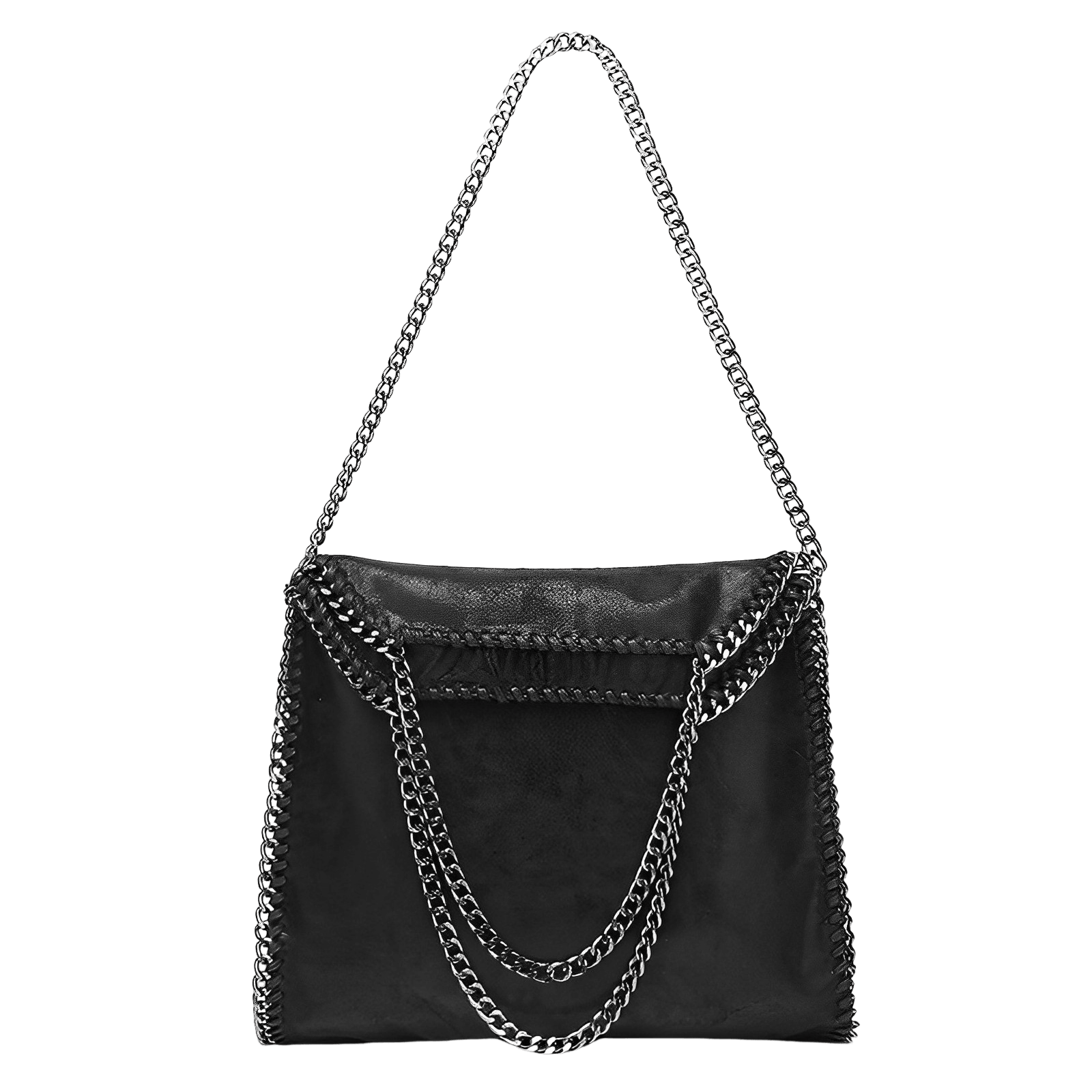 Leren tote bag - elegante zwarte handtas voor dames