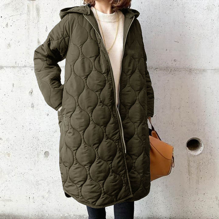 Gequilted pufferjas - stijlvolle dames winteroutdoor