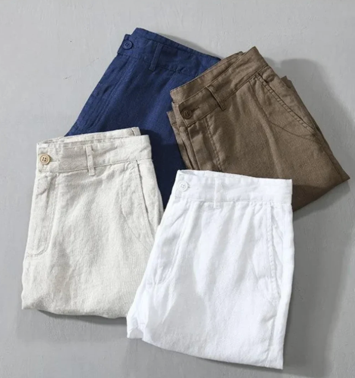 Soleil Korte Linnen Broek