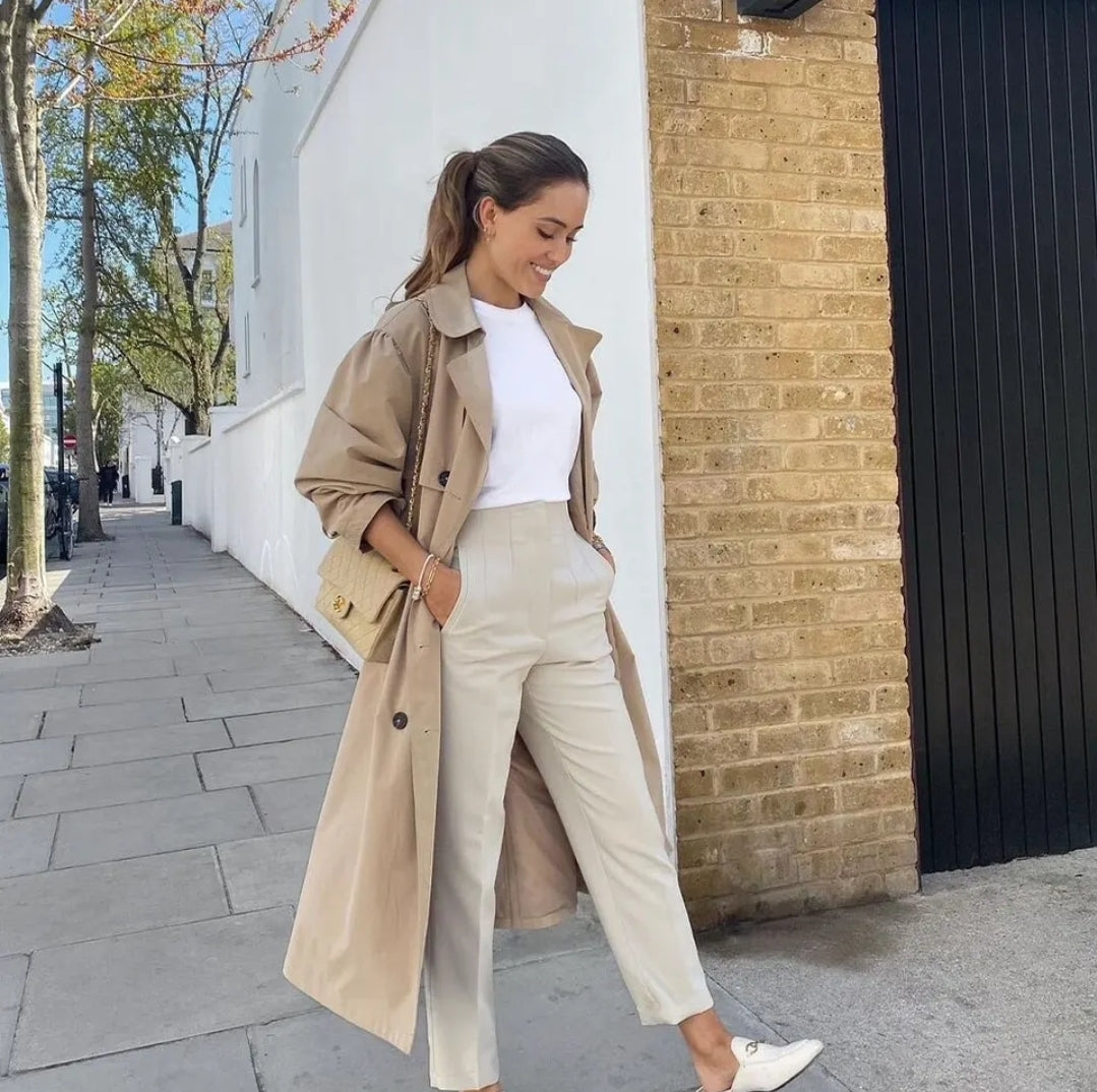 Dames tailored broeken met elegante hoge taille – stijlvolle casual & formele kleding voor werk en evenementen