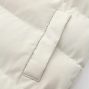 Lange gewatteerde gilet - stijlvolle mouwloze jas voor dames