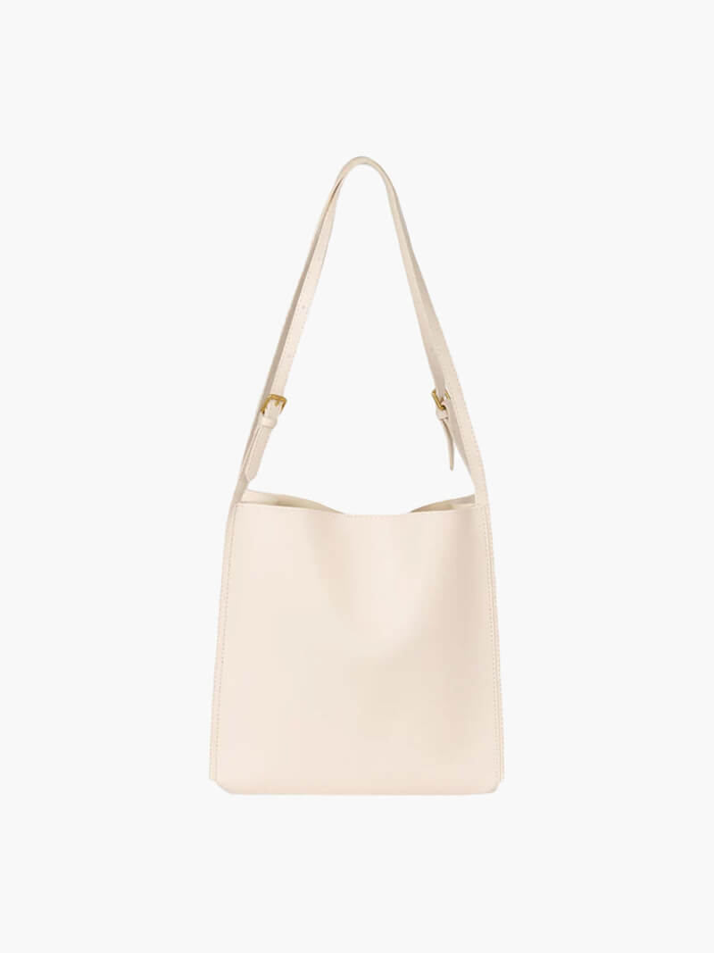 Leren schoudertas dames - casual dagelijkse tas