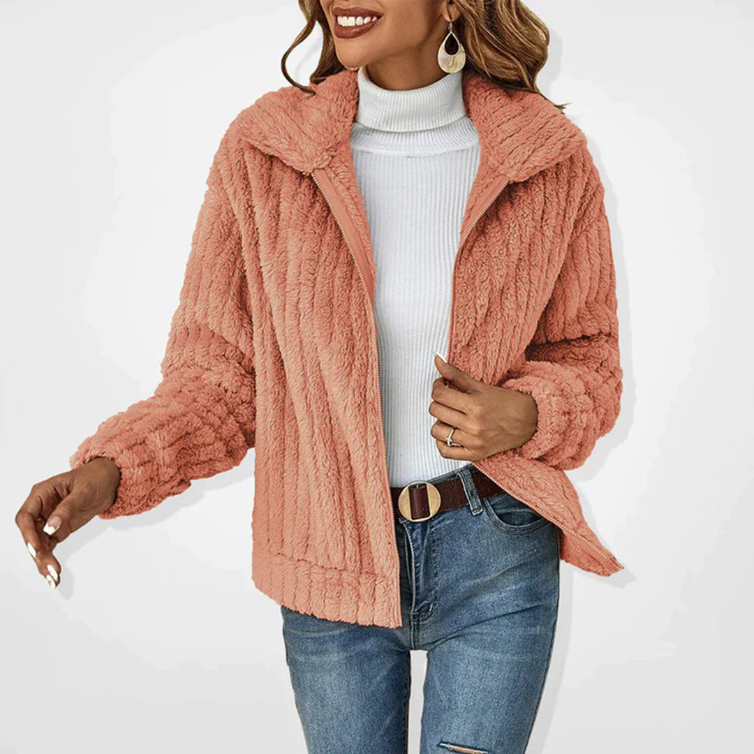 Faux fur gilet - stijlvolle lange damesjas