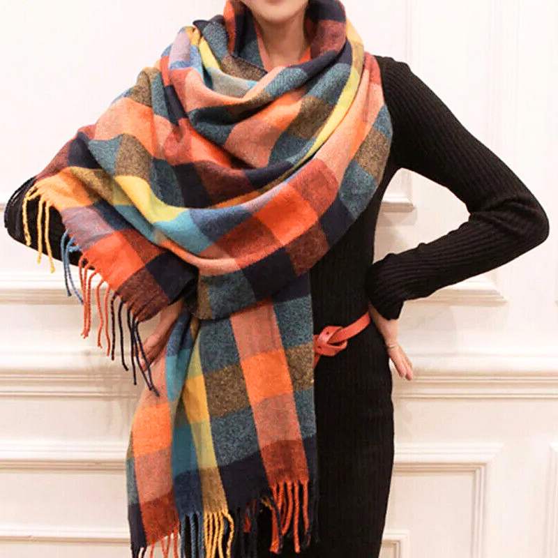 Cashmere sjaal - luxe warme wrap voor dames