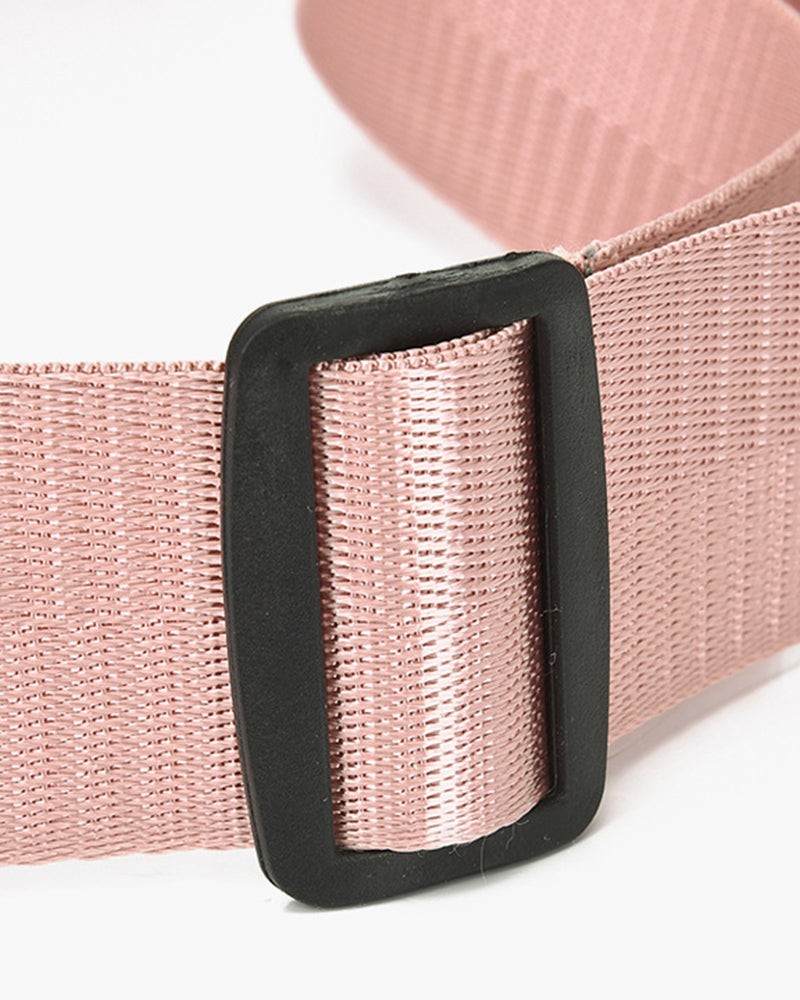 Eenvoudige effenkleurige schoudertas aan de voorkant