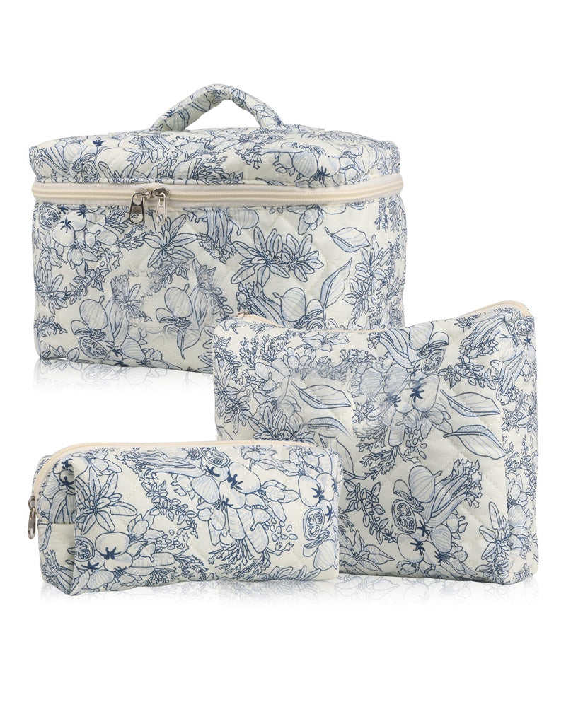 Tredelt cosmetische veskesett