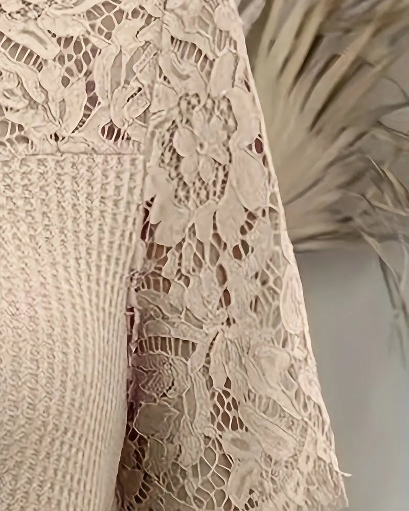 T-Shirt Kant Paneel Gebreid