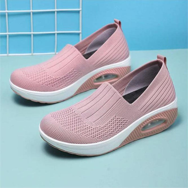 Slip-on sneakers - gezellige dames luchtkussen schoenen