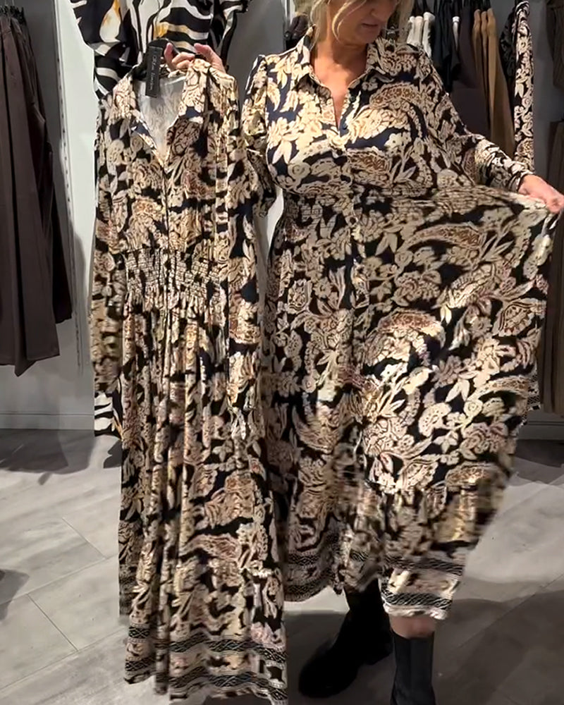 Modejurk Met Kraag En Print