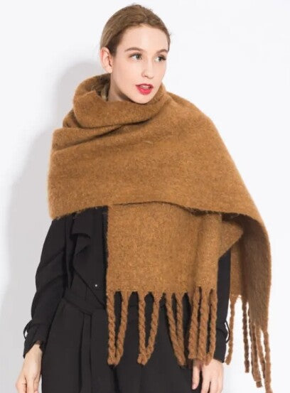 Cashmere sjaal - luxueuze zachte dames winter wrap
