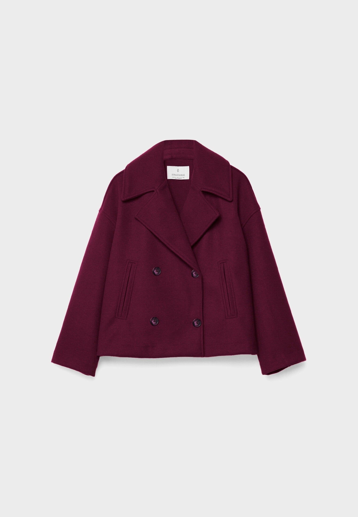 Dames cropped blazer - stijlvolle double-breasted tailored jacket voor kantoor en avonden