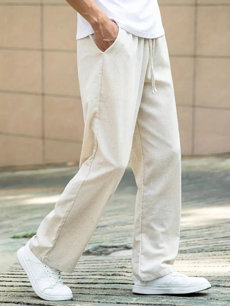 Valerio Casual Linnen Zomerbroek