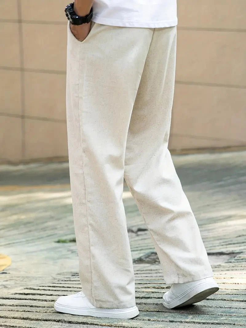 Valerio Casual Linnen Zomerbroek