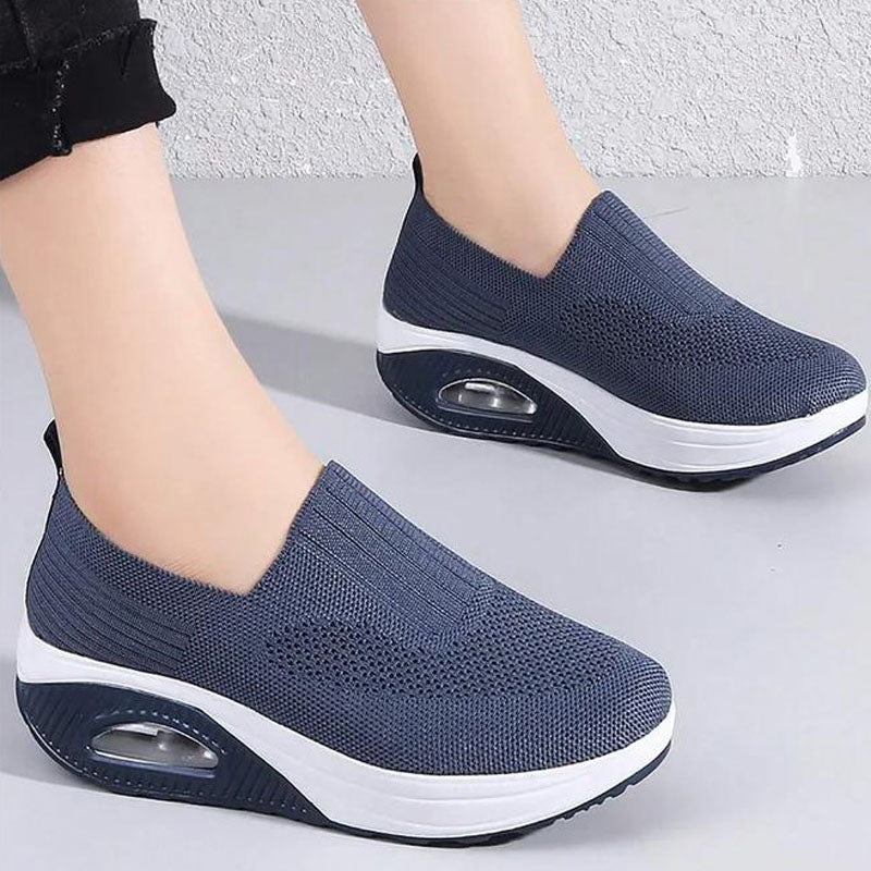 Slip-on sneakers - gezellige dames luchtkussen schoenen
