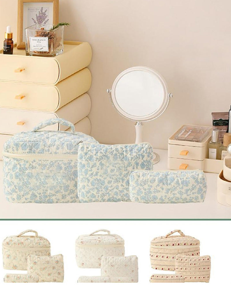 Tredelt cosmetische veskesett