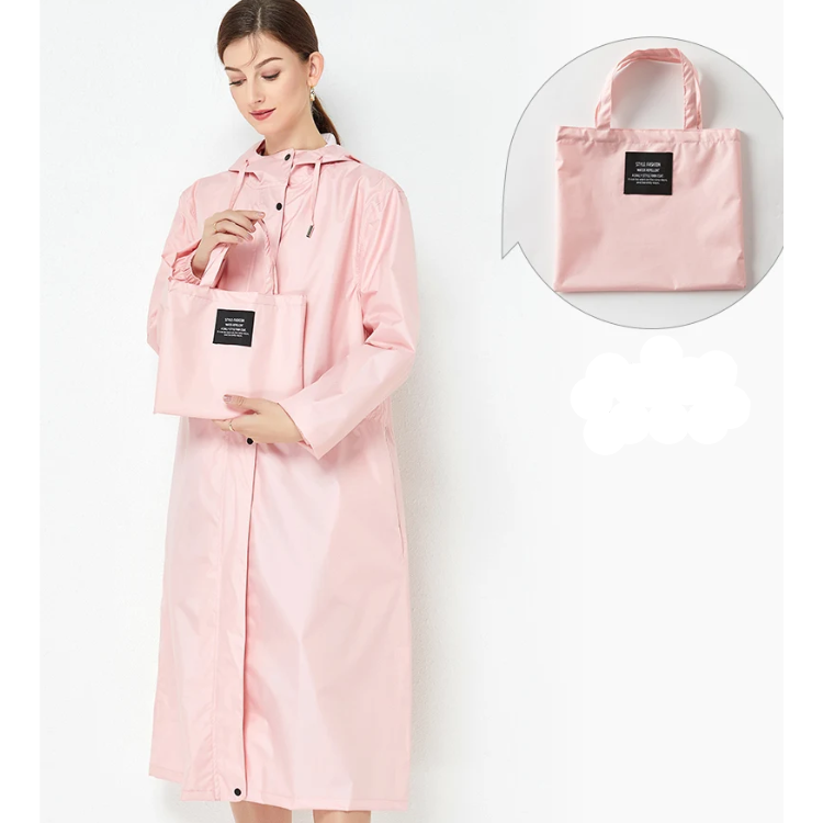 Waterdichte regenjas - lange dames waterdichte jacket