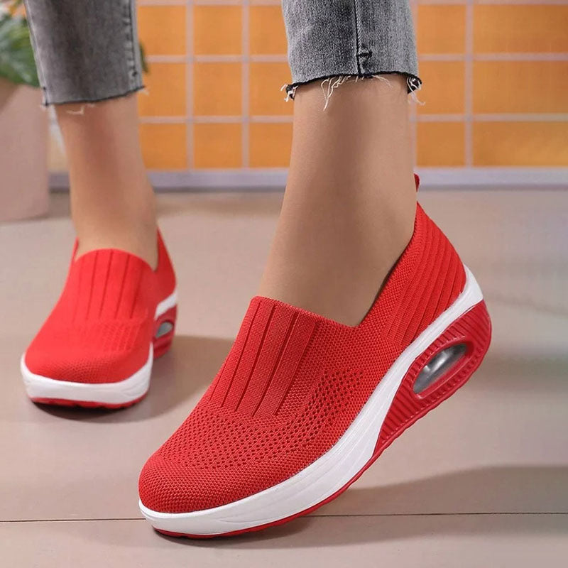 Slip-on sneakers - gezellige dames luchtkussen schoenen