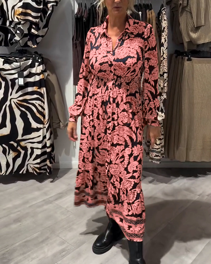 Modejurk Met Kraag En Print