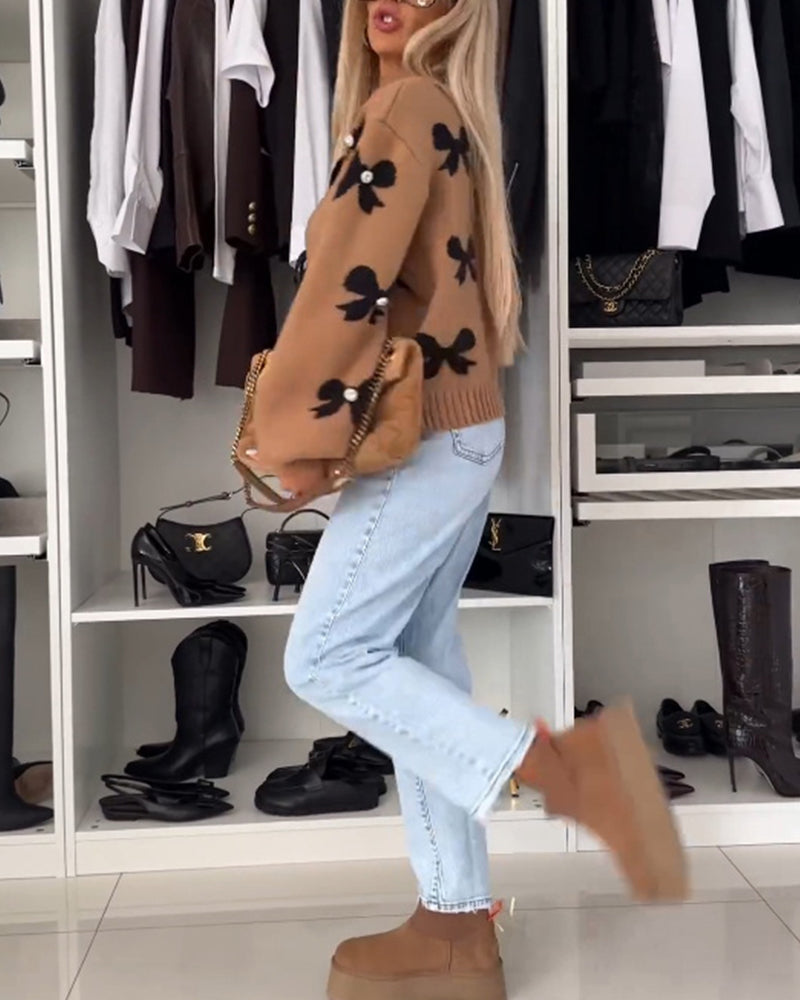 Strik-kralen vetervest