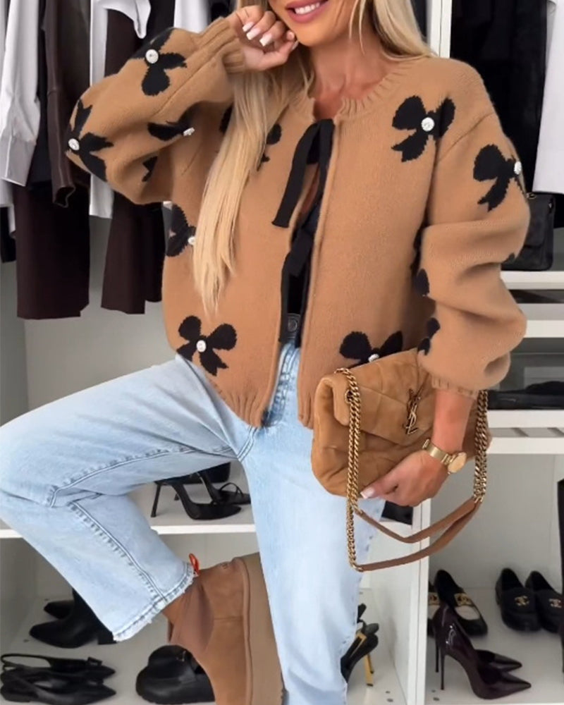 Strik-kralen vetervest