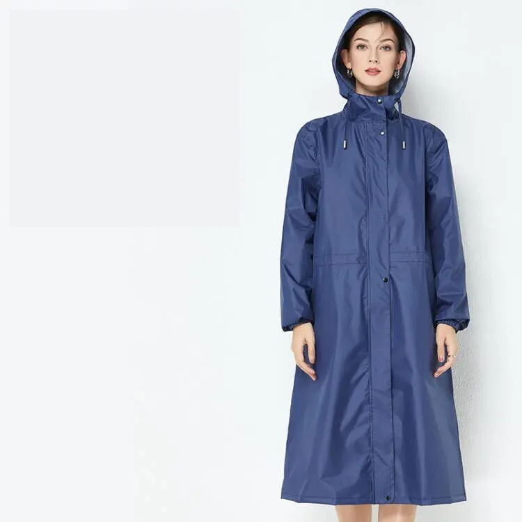 Waterdichte regenjas - lange dames waterdichte jacket