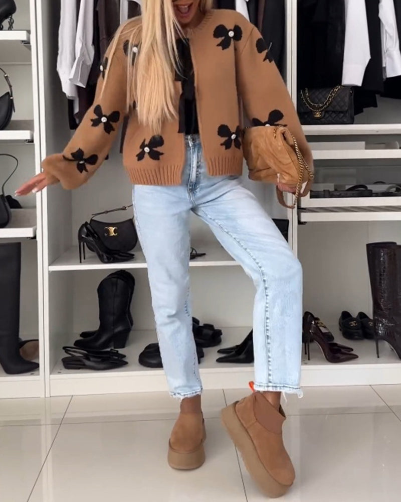 Strik-kralen vetervest