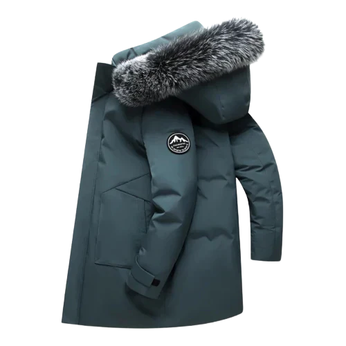Winterparka - geïsoleerde damesjas met nepbontcapuchon